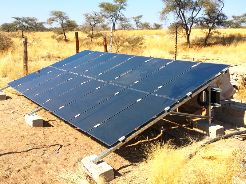 Namibia Water Pump Ground Mount PV Array